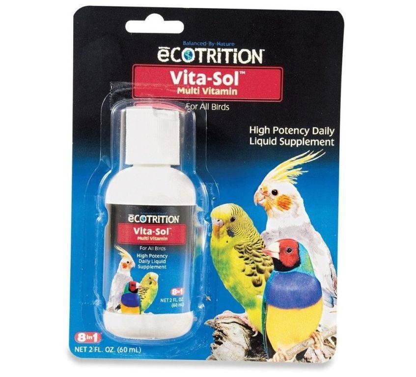 Витамины для попугаев: виды, выбор, стоимость, инструкция