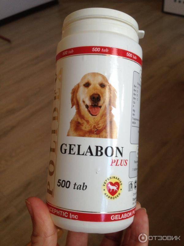 Polidex гелабон плюс для щенков и собак 500 таблеток