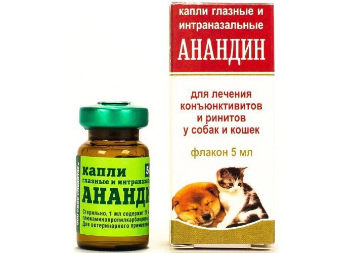 Анандин для собак и кошек | капли, раствор и мазь от вирусных инфекций