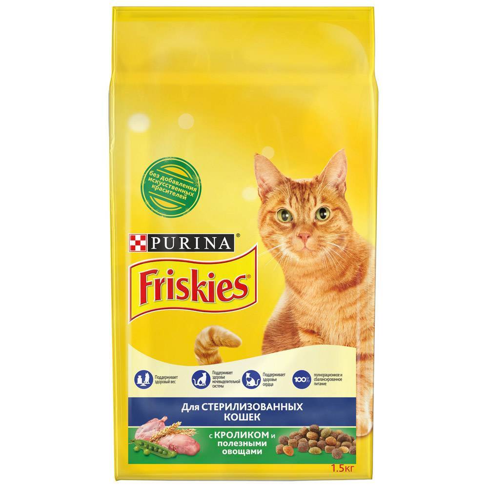 Корм для кошек «фрискис»: состав и отзывы