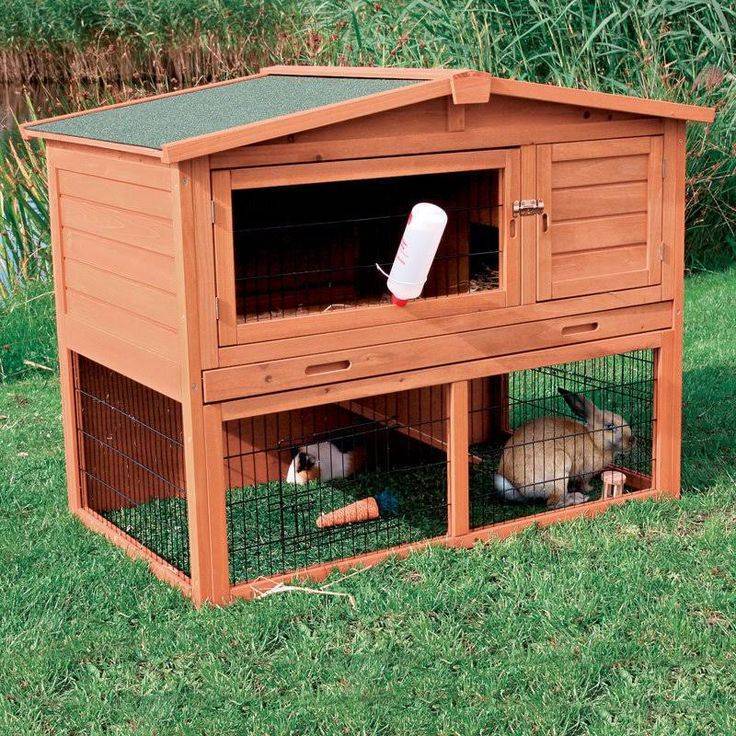 Как своими руками построить домик для кролика