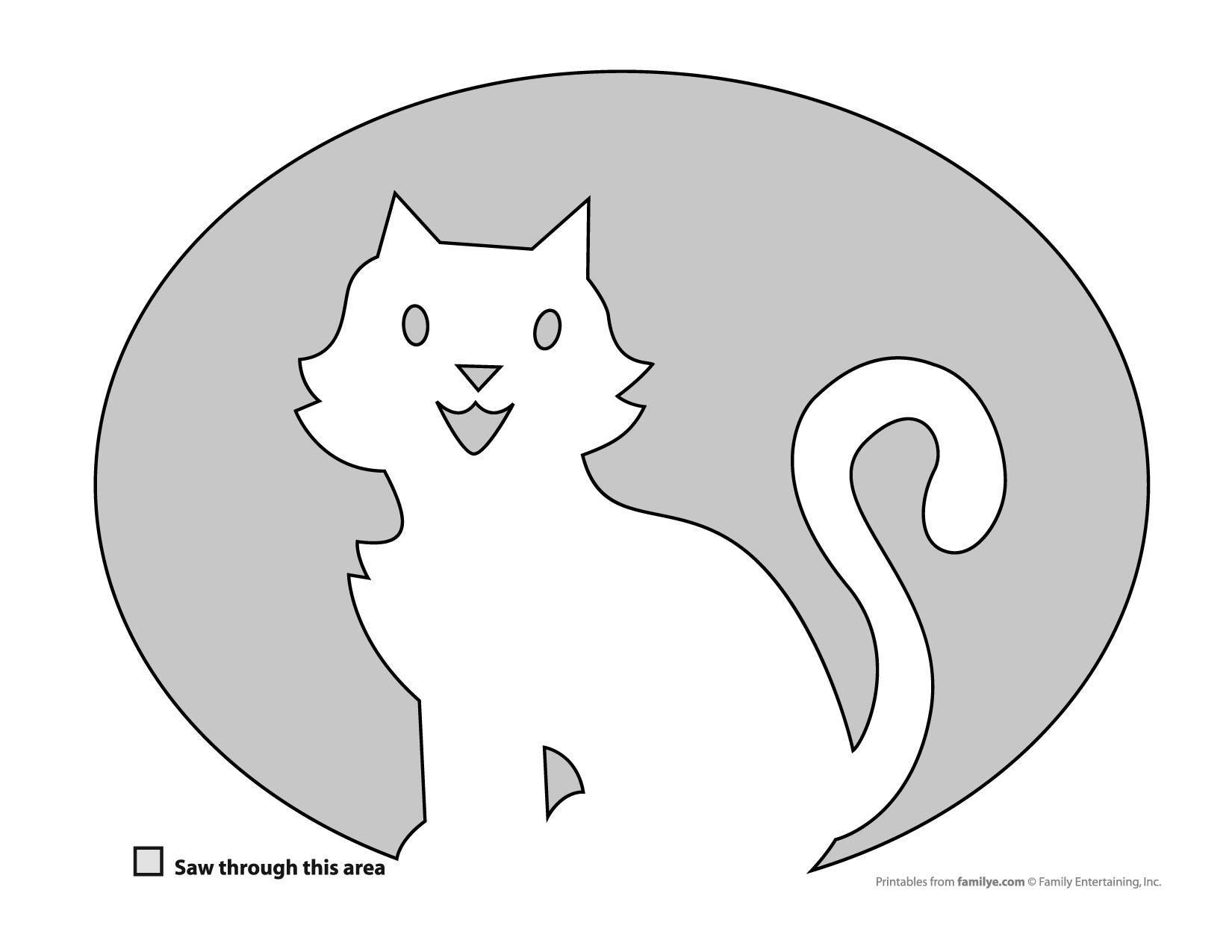 Как сделать кошку из бумаги — схема и шаблоны для изготовления