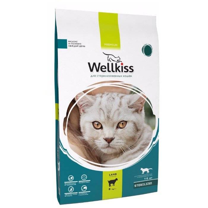 Корм для кошек Wellkiss