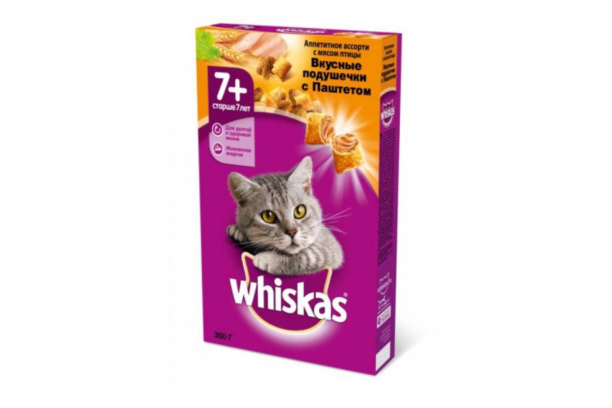 Отзывы о корме whiskas (вискас) для котят и кошек