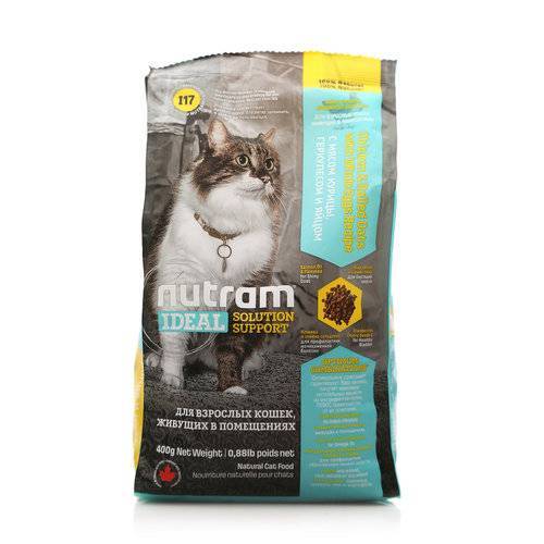 Nutram ideal специальное питание для кошек