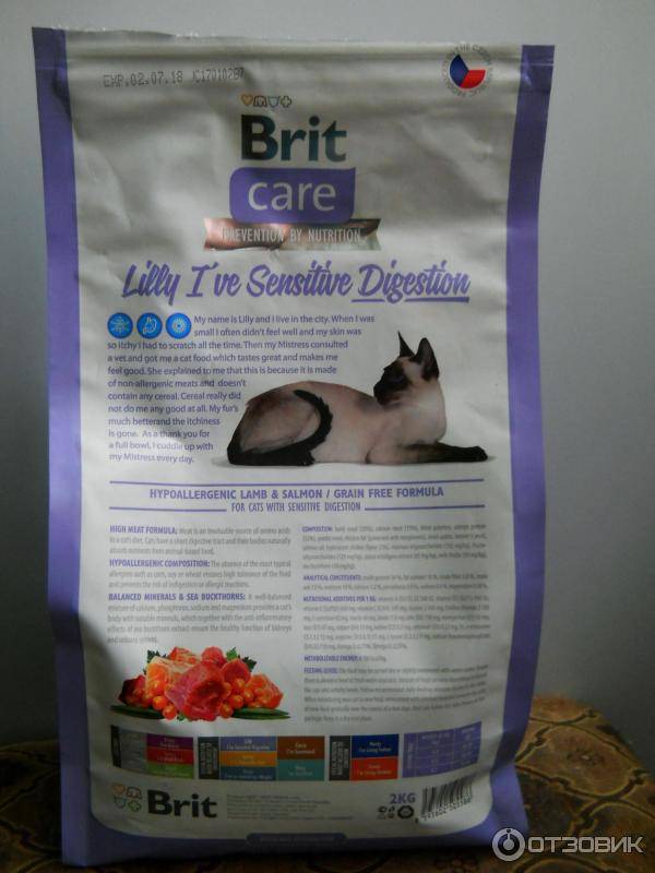 Корм для кошек brit care — ассортимент, отзыв ветеринара