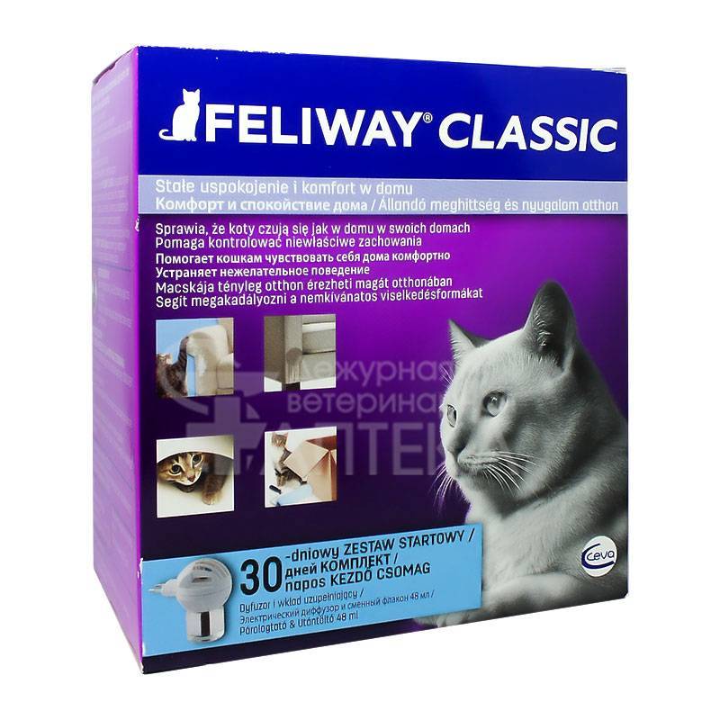 Феливей для кошек: ошейник, диффузор и спрей с феромонами от ceva. инструкция по применению «френдс» и «классик», аналоги модулятора поведения для котят дешевле