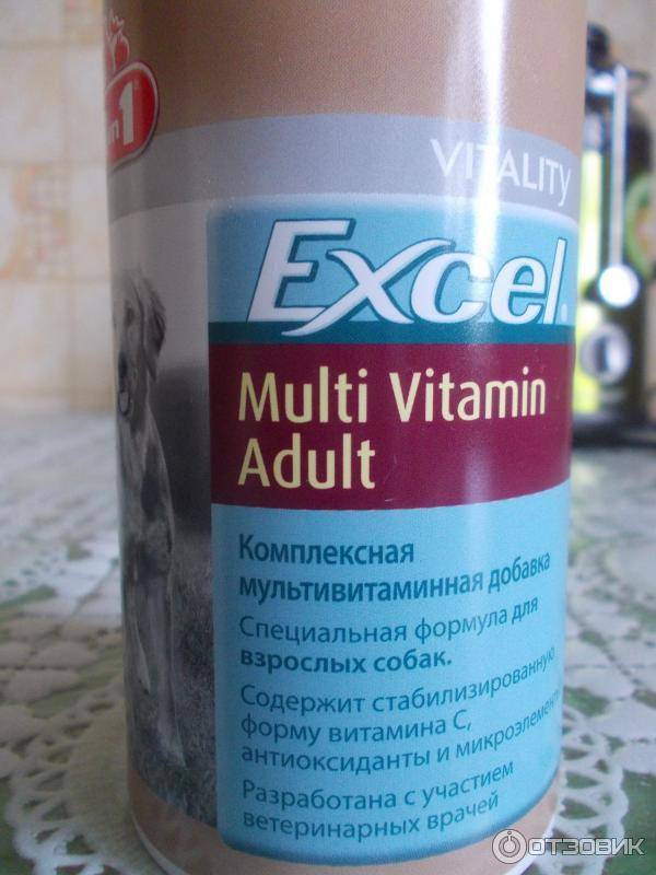 Витамины для собак 8 в 1: бренда ексель для шерсти и другие