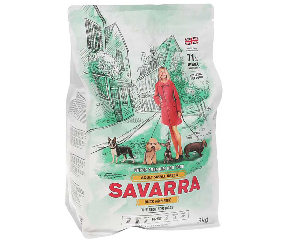 Состав корма савара для мелких пород собак