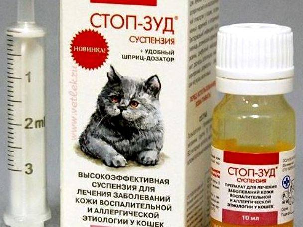 Cтоп-зуд для кошек - инструкция по применению препарата