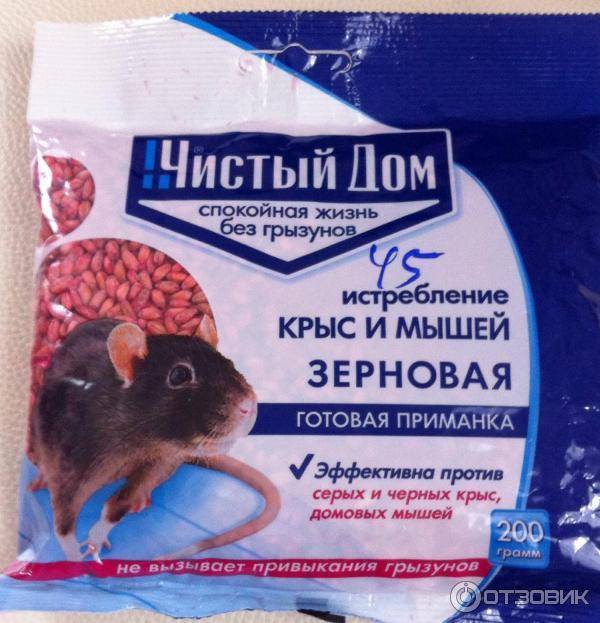 Средства от крыс и мышей для применения в домашних условиях: обзор эффективных препаратов