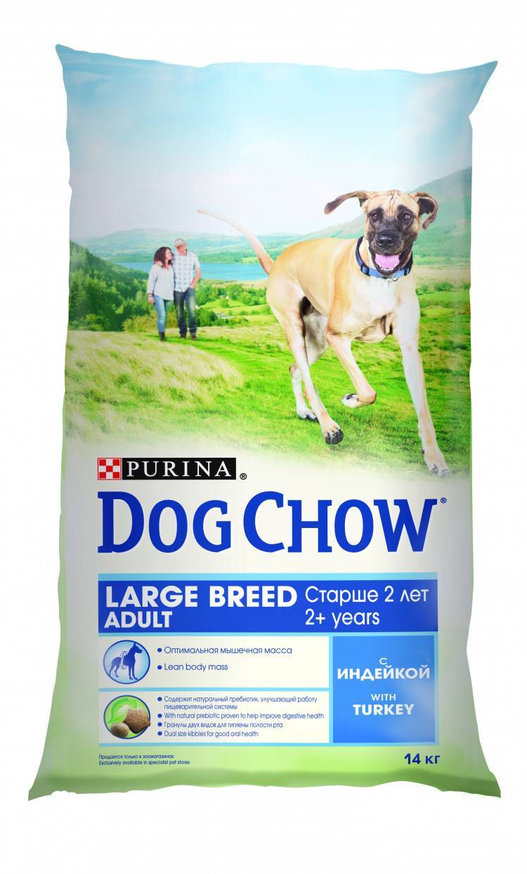 Dog chow (дог чау) для собак | состав, цена, отзывы