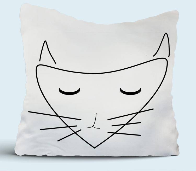 Подушка-кот своими руками