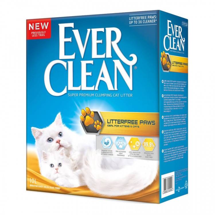 Наполнитель для кошачьего туалета фирмы Ever Clean